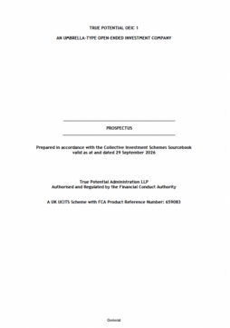True Potential OEIC – 1 Prospectus